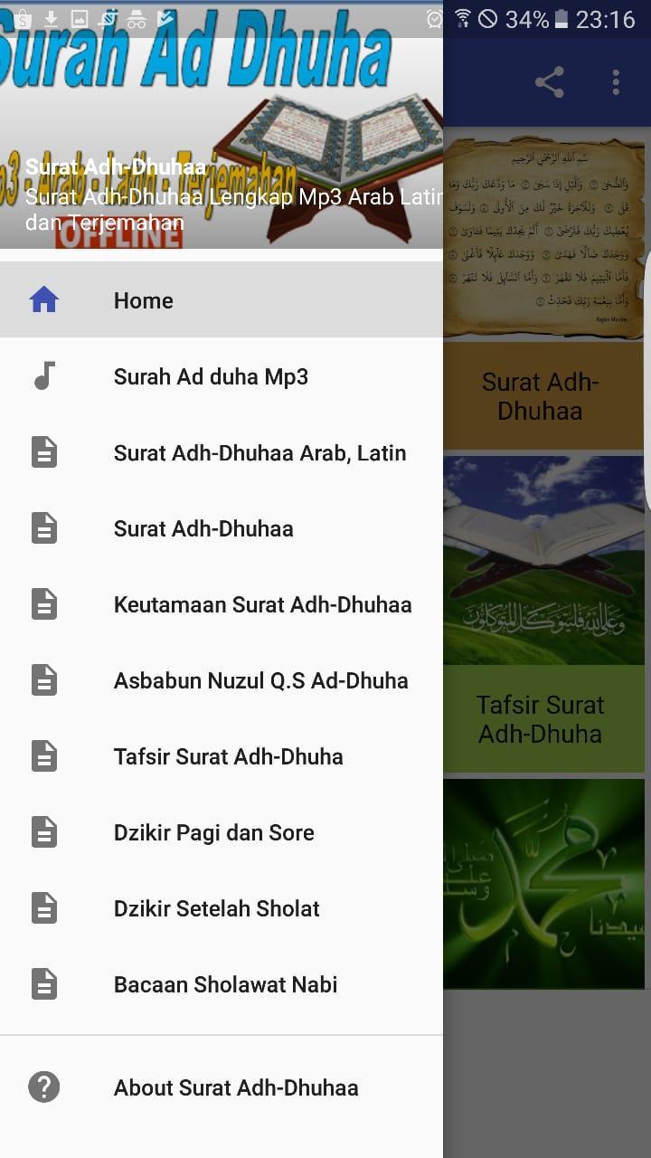 Surah Ad Dhuha Mp3 Arab Latin Dan Terjemahan For Android