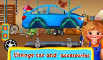 Kids Vehicle Garage Workshop Affiche