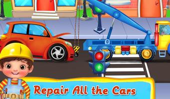برنامه‌نما Kids Vehicle Garage Workshop عکس از صفحه