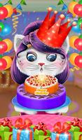 Kitty Cat Birthday Party Affiche