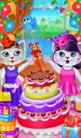 برنامه‌نما Kitty Cat Birthday Party عکس از صفحه