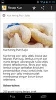 Resep Kue capture d'écran 3