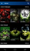 HD Incredible HULK Background and Wallpaper Affiche