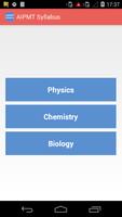 AIPMT Syllabus الملصق