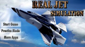 Real Jet Simulator 3D Affiche