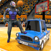 Us Police Drift Car Stunt Driving Basketball Boy!