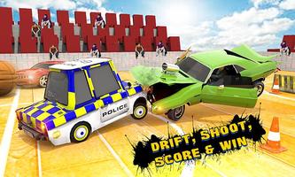Us Police Drift Car Stunt Driving Basketball Boy! Affiche