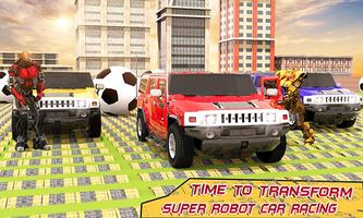 Superheroes Robot Car Transformation Hummer Racing capture d'écran 3