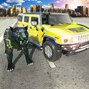 US Police Transform Robot Auto: Noir Flic Panther APK