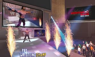 Réal Wrestling Manie Enfer Cellule: Cage Lutte capture d'écran 3