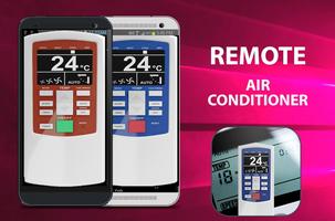 Air conditioner remote control poster