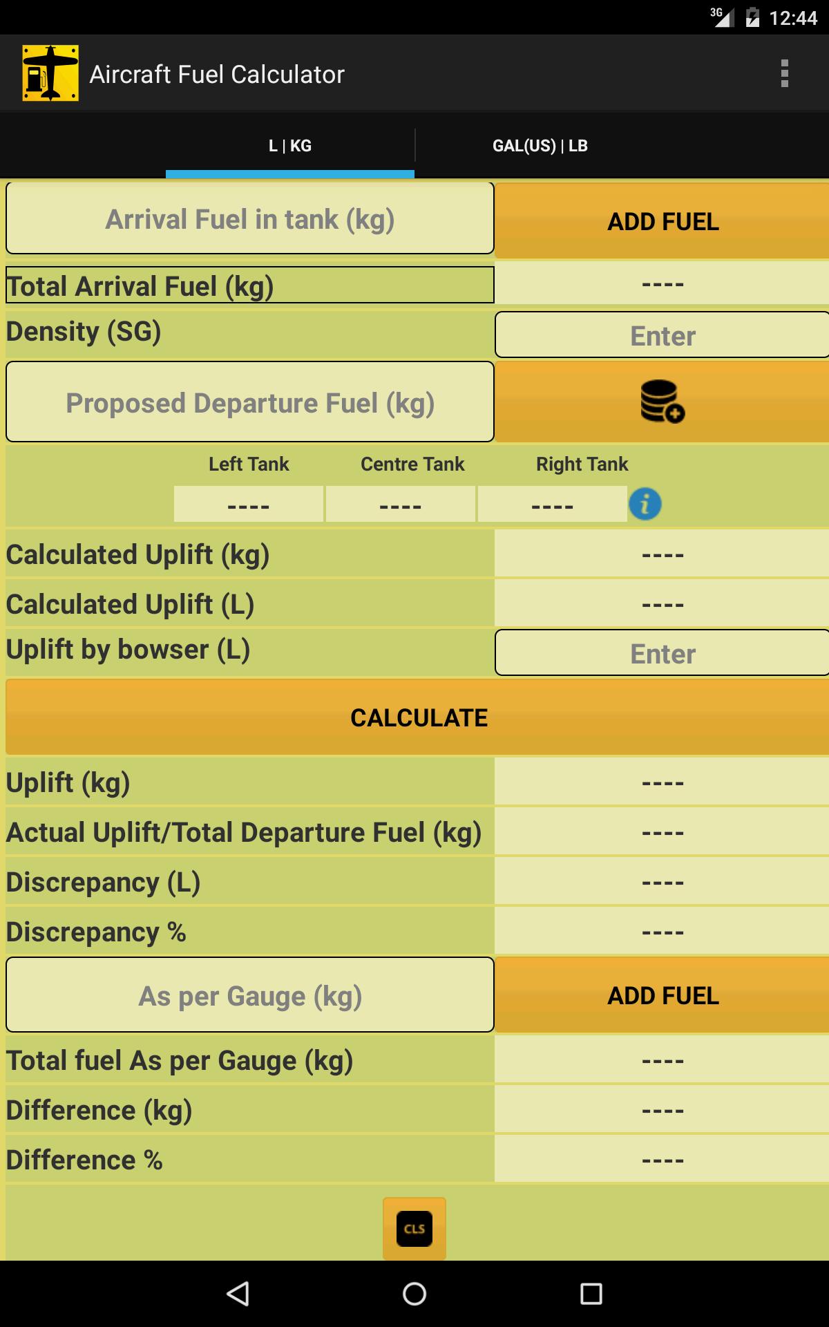 Aircraft Fuel Calculator APK pour Android Télécharger