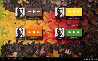 Muzic Widget - Zooper Skins screenshot 3