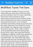 Modifikasi Truck Full Variasi imagem de tela 2