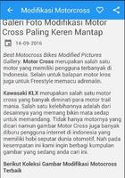 Modifikasi Motor Cross Trail 海报