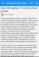 Mengatasi Hp Android Lemot স্ক্রিনশট 1