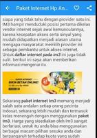 Paket Internet Murah Unlimited screenshot 1