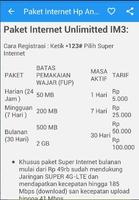 Paket Internet Murah Unlimited capture d'écran 2