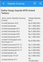 Harga Sepeda Gunung screenshot 2