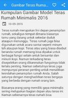 Teras Rumah Minimalis 海报