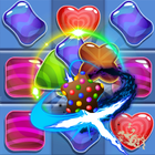 Candy Gummy : Free Heroes Match 3 Game icône