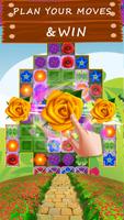 Flower Crush Match 3 : New Game Blossom Garden Ekran Görüntüsü 3