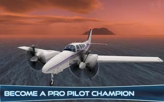 Airplane Flying Simulator Affiche