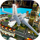 Avion de tourisme simulateur de vol pilote 2017 3D icône