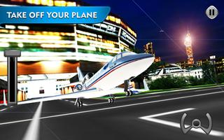 Tourist Airplane Flight Pilot Simulator 2017 3D اسکرین شاٹ 2