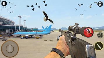 Airport Sniper Birds Hunting capture d'écran 2