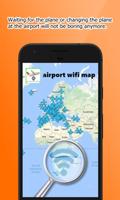 mapa wifi do aeroporto Cartaz