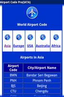 Airport Code Pro (IATA) Plakat