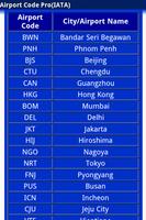 Airport Code Pro (IATA) اسکرین شاٹ 1