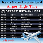 Kuala Namu Airport Flight Time Zeichen