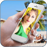 Selfie photo frame أيقونة