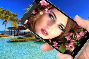 Selfie photo frame постер