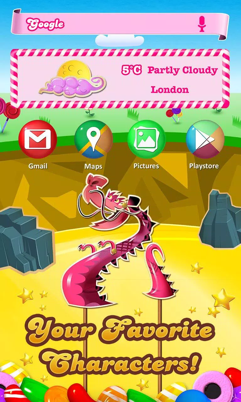 Descarga de APK de Tema Android de Candy Crush para Android Descarga de APK de Tema Android de Candy Crush para Android