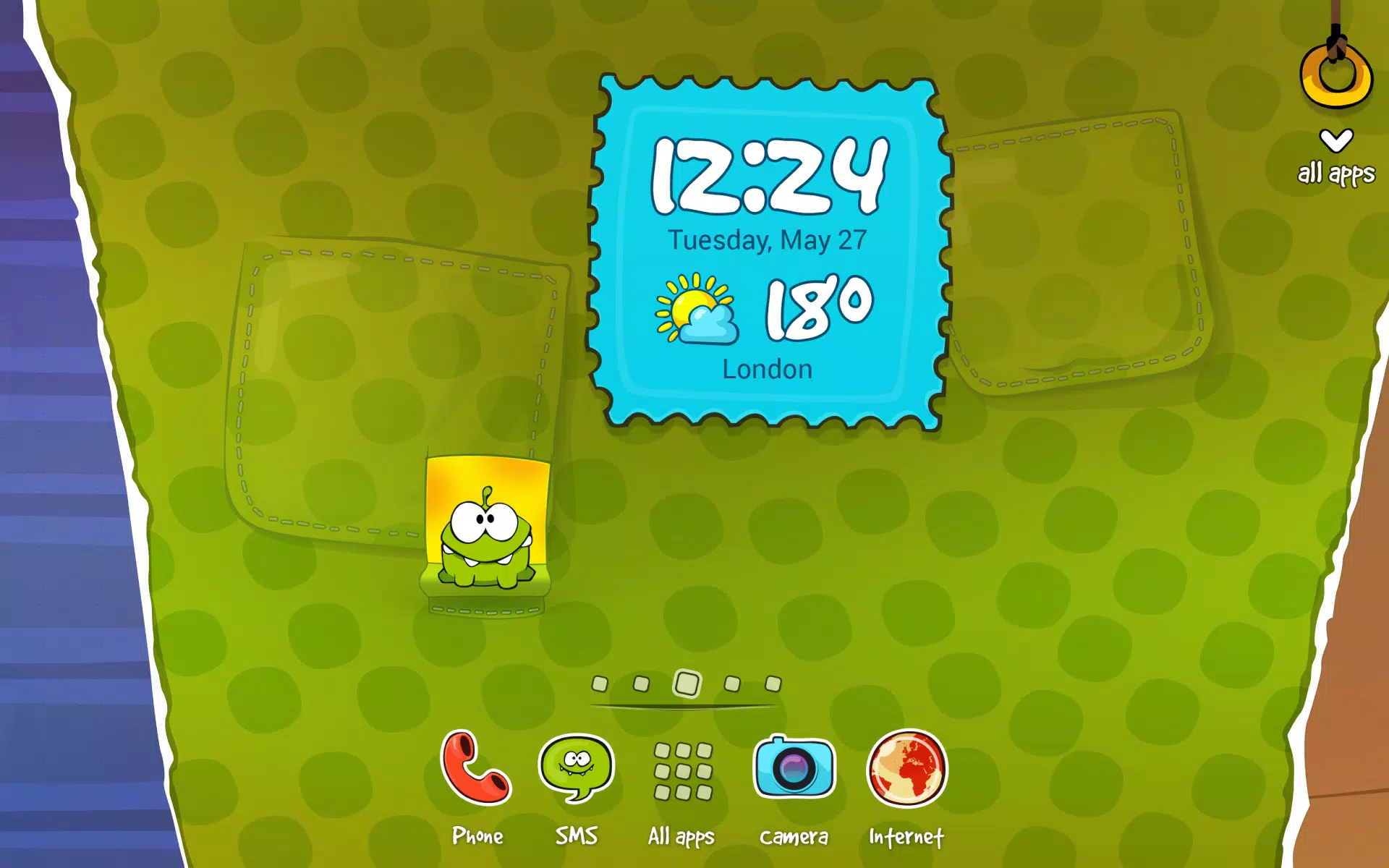 Cut the rope live wallpaper for Android. Cut the rope free