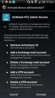 AirWatch HTC Service Affiche