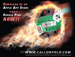 Call Or Fold Poker Training Plakat