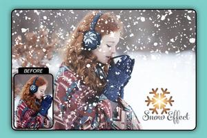 Snow Effect Photo Editor الملصق