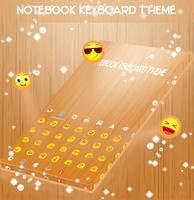 Notebook Keyboard Theme Affiche