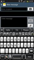 Black and White Keyboard captura de pantalla 2