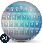 Theme for A.I.type Blur Glass icon