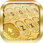 Gold Keyboard Theme ikon
