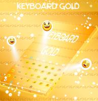Gold Keyboard Theme ภาพหน้าจอ 2