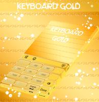 Gold Keyboard Theme syot layar 3
