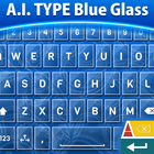 A.I. Type Blue Glass א آئیکن