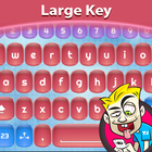 Large Key Keyboard ไอคอน