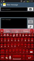 Red Shine Keyboard Screenshot 2